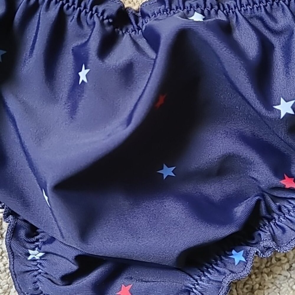 Old Navy Toddler Girl Star Bikini - Patriotic, Red white and blue - Picture 5 of 8